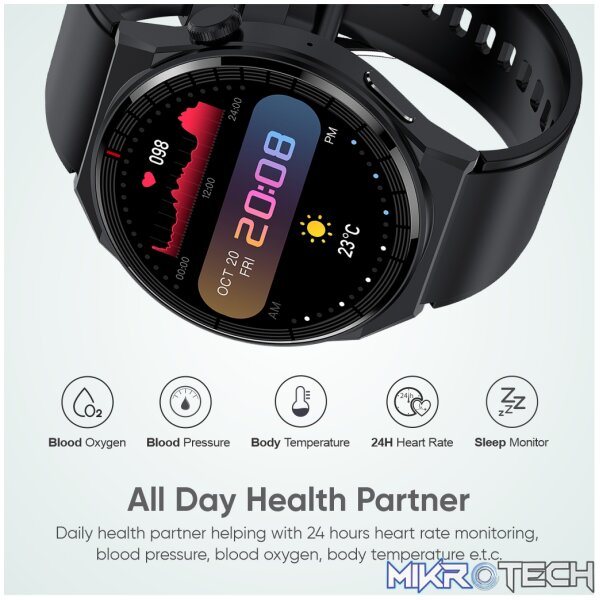 Sports Smart Watch 1.52" HD IP67 with Wireless Call - MT25 - Image 4